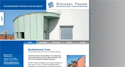 Desktop Screenshot of baublechnerei-trunk.de